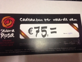 Cadeaubon €75,-