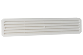 Kunststof deurventilatierooster 463,5x138mm wit
