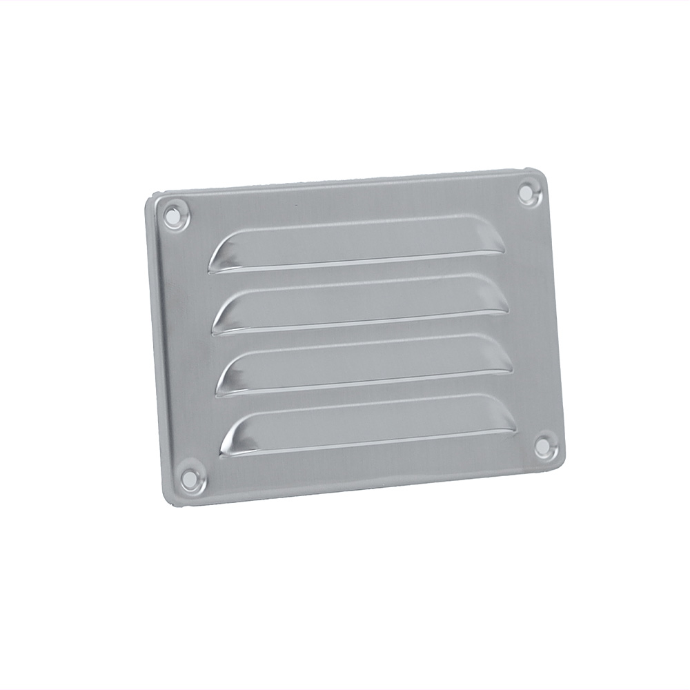 RVS schoepenrooster 130x90mm