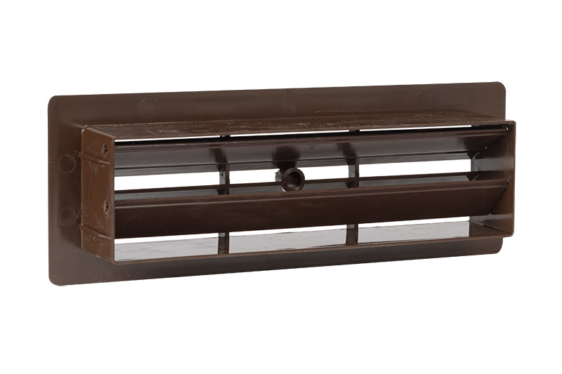 Lamellenrooster 2 lamellen 204x60mm bruin
