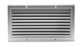 Aluminium deurrooster afsluitbaar 445x245mm F1
