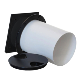 Mobiele aircoafvoer ALX 150 zwart - duopack