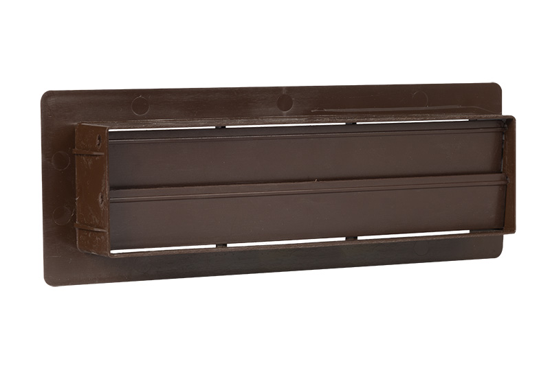 Lamellenrooster 2 lamellen 204x60mm bruin