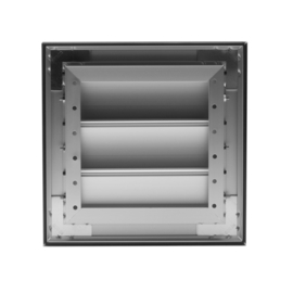 ALU lamellenrooster 205x205mm F1 aluminium