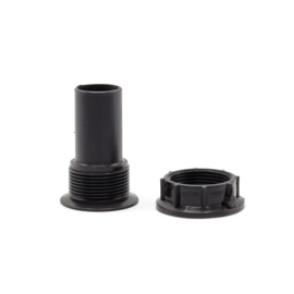 Doorvoerset (tule + moer) Ø 32mm zwart
