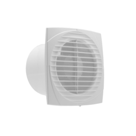 Badkamer-/ toiletventilator D 125 wit