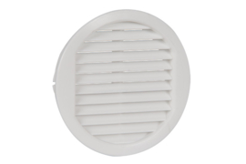 Ventilatierooster Ø70mm, wit