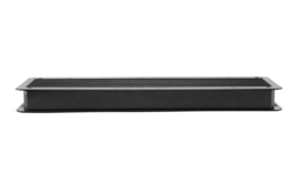 Kunststof deurventilatierooster 463,5x138mm zwart