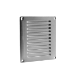 RVS ventilatierooster In-Line 160x160mm