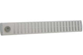Schuifrooster 650x90mm Bold aluminium