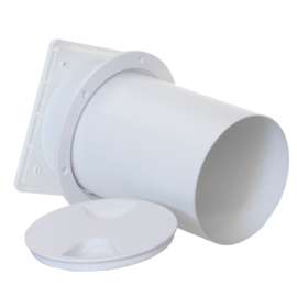 Mobiele aircoafvoer ALX 150 wit - duopack