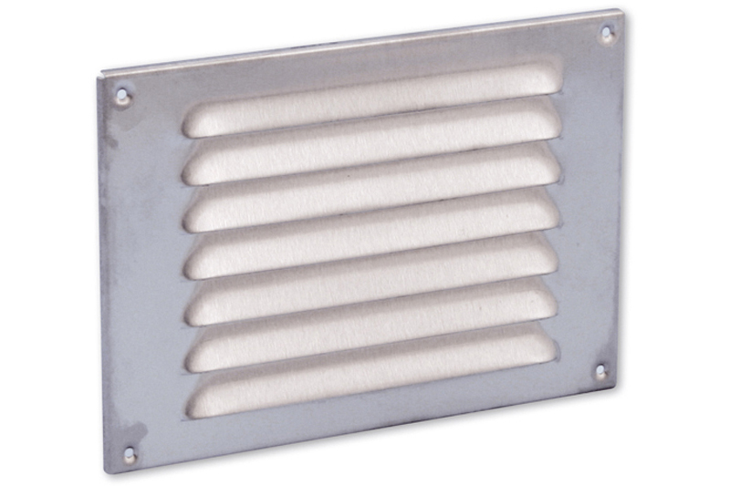RVS schoepenrooster 220x150mm