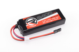 RUDDOG 2400mAh 7.6V LiHV RX Straight Pack RP-0174