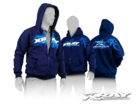 Xray Sweater Hooded Zipper - Blue X395600 (MAAT)