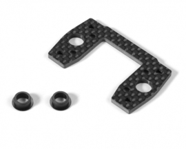 XT8 GRAPHITE CENTER DIFF MOUNTING PLATE X354057