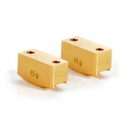 Brass Rear Upright Weight 15g (2) X351182