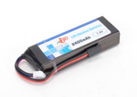 Intellect-Rx/Tx Lipo 2400mAh 1C - 2S-SQ Flat IP752880-2S