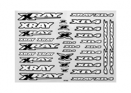 Xray XB4 Sticker For Body - White X397380