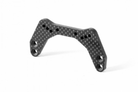 X322080 GRAPHITE SHOCK TOWER FRONT 4.0MM