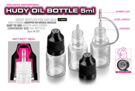 HUDY OIL BOTTLE, NOSE, STEEL NEEDLE & SAFETY LOCK - 5ML (3) H106900