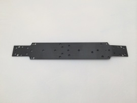 Xray XB4 Graphite Chassis 2mm Silver