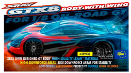 XRAY GT 1/8 ON-ROAD BODY X359730