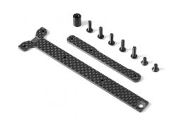 GRAPHITE CHASSIS BRACE UPPER DECK - SHORT PACK (2) X361168