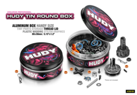 Hudy tin round box 80x30mm H298100