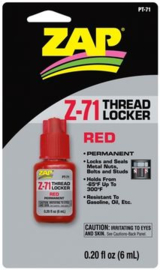 Thread Locker 6 ML RED PT71