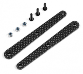 XB8 GRAPHITE BRACES FOR REAR COMPOSITE BRACE - SET rcTOP047