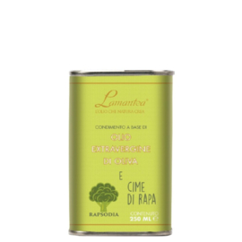 Extra vergine olijfolie Cima di Rapa-Broccoli,