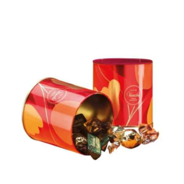 Autumn metalen blikje met chocolade assortiment