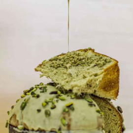 Panettone met pistachecrème