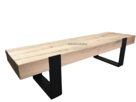 Salontafel eiken balken