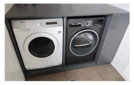 Wasmachine ombouw Design Antraciet