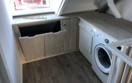 Hoek wasmachine ombouw op maat