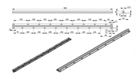 T-Staal profiel, tafel versteviging