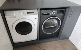 Wasmachine ombouw Design Antraciet