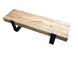 Salontafel eiken balken