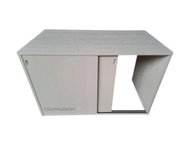 Wasmachine ombouw met schuifdeuren