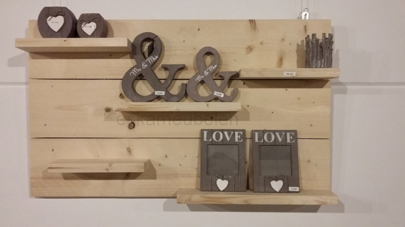 Morse code versus getrouwd Decoratie wandbord | Wanddecoratie | èSKa Meubelen