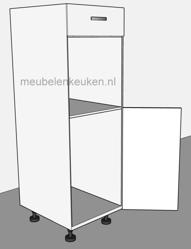 Verwonderend Inbouwkast t.b.v. koelkast 1025 mm en oven 595 mm | Met greep QX-96