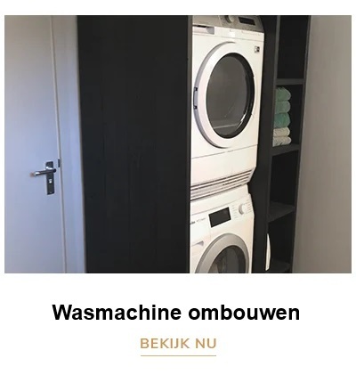 wasmachine ombouwen