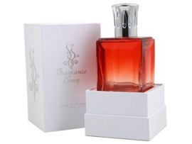 Ashleigh & Burwood Fragrance Lamp Obsidian Two Tone Red/Clear