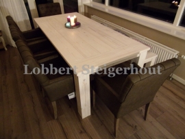 Steigerhouten Eettafel Melanie