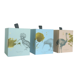 Geurkaars 'Bird' collection, blue Blossom