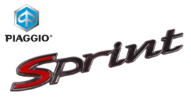 Embleem Origineel "Sprint" Smoke 110mm | Vespa Sprint