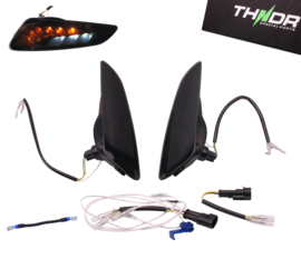 Knipperlicht-set Voorzijde LED SQ + Dagrijverlichting THNDR Smoke | Vespa Sprint