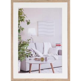 Houten fotolijst Modern  50x70 Mid Bruin