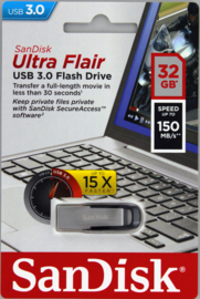 Sandisk Cruzer Ultra flair 32GB 150MB/s-USB 3.0